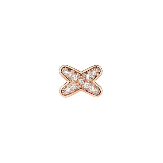 [OAK JURI]JEUX DE PINK GOLD DIAMOND EARRINGS