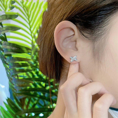 [OAK JURI]JEUX DE SILVER DIAMOND EARRINGS