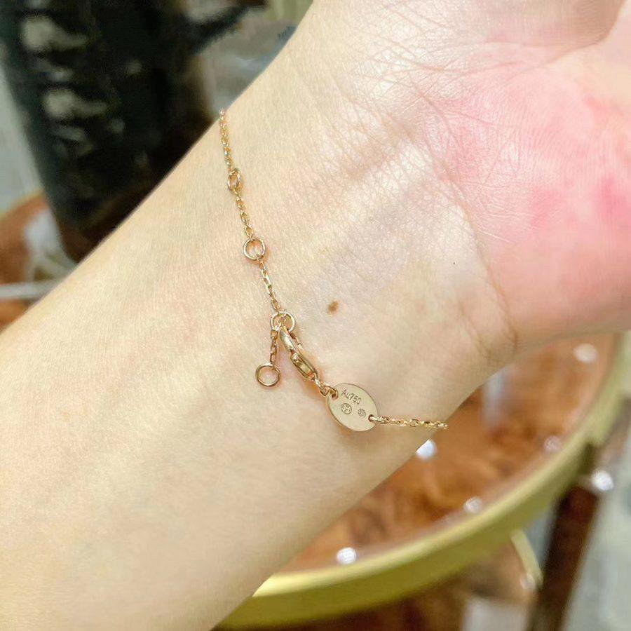 [OAK JURI]JEUX DE BRACELET MOP PINK GOLD DIAMONDS