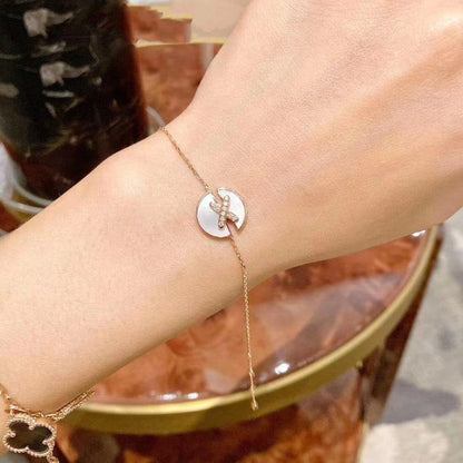[OAK JURI]JEUX DE BRACELET MOP PINK GOLD DIAMONDS