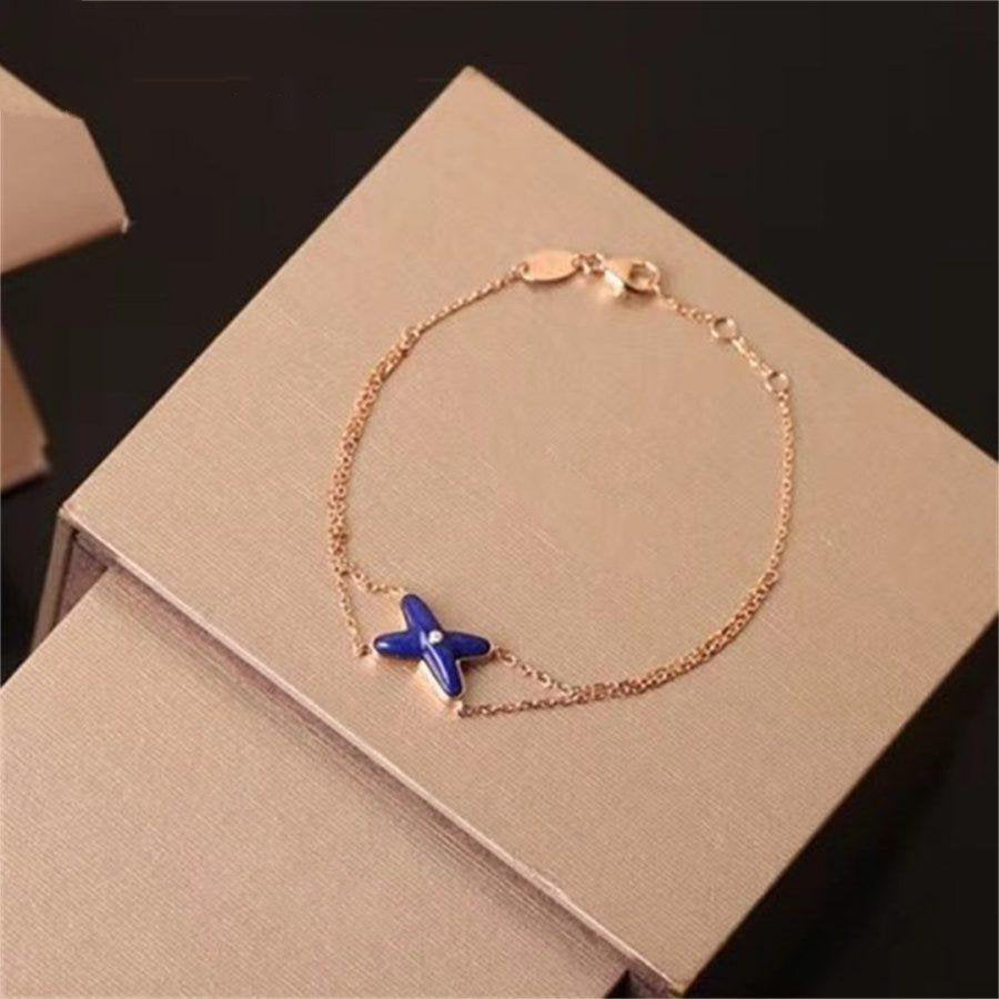 [OAK JURI]Hollow Design Four-Leaf Clover Flower Shape Ring