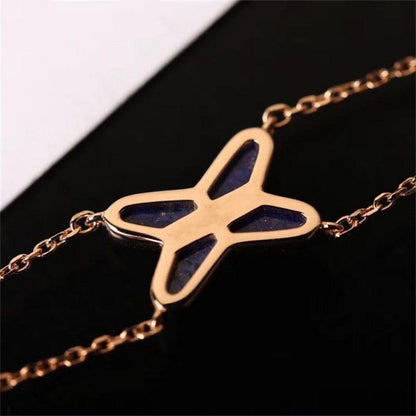 [OAK JURI]Hollow Design Four-Leaf Clover Flower Shape Ring