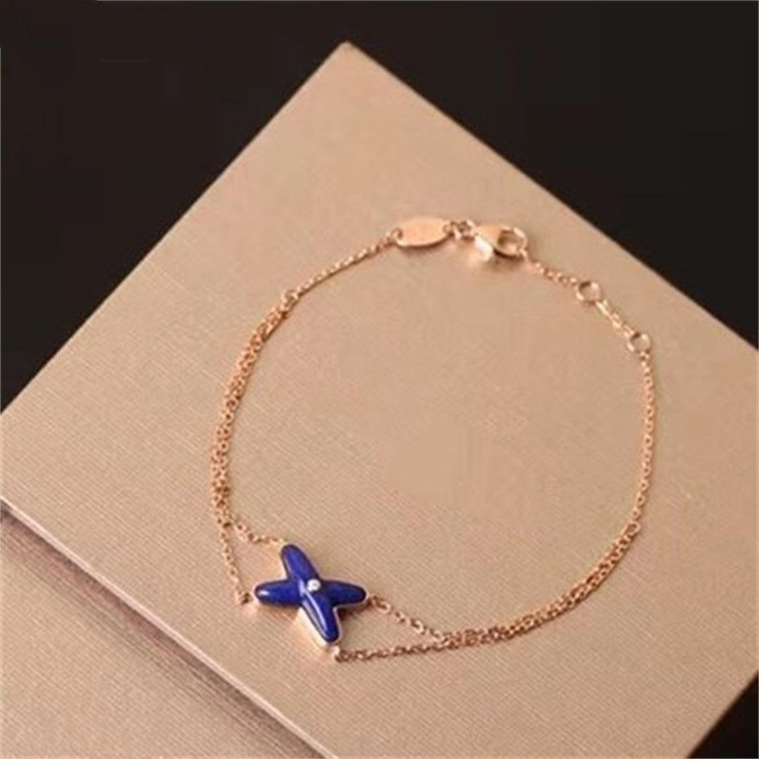 [OAK JURI]Hollow Design Four-Leaf Clover Flower Shape Ring