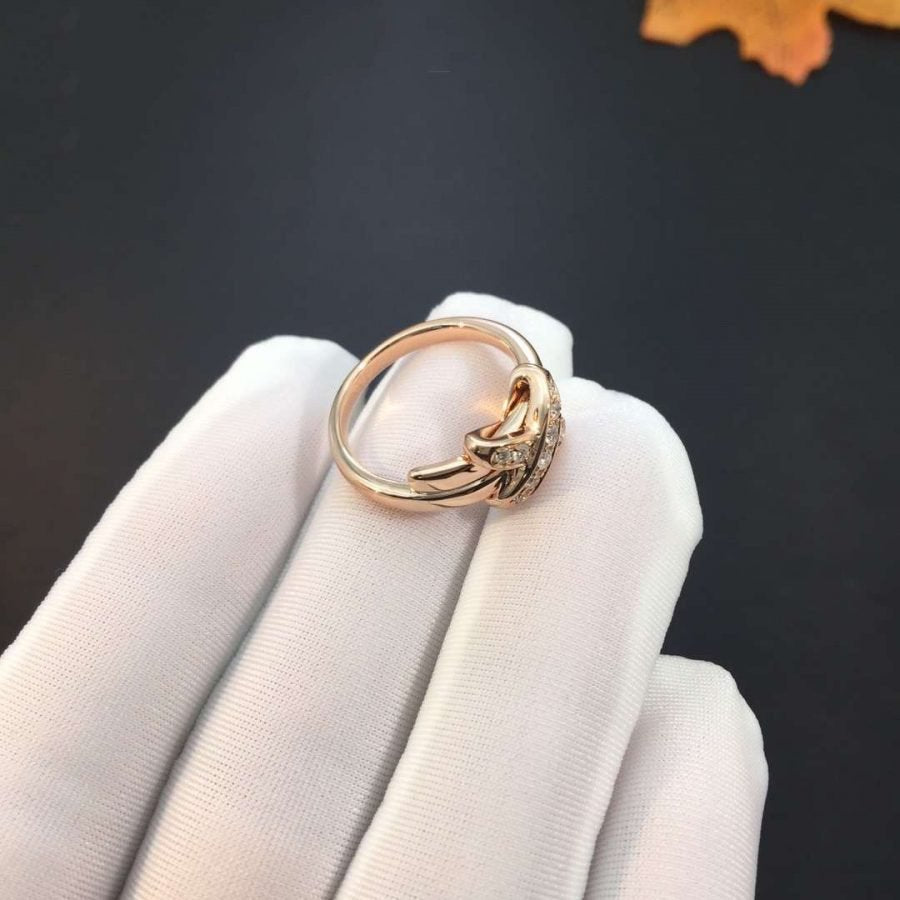 [OAK JURI]JEUX DE PINK GOLD DIAMOND RING