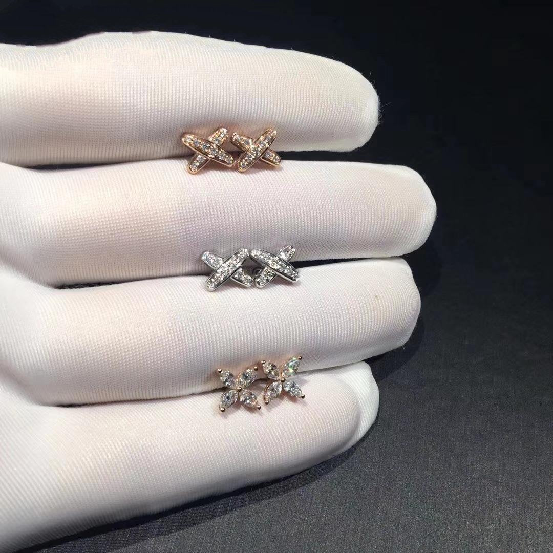 [OAK JURI]JEUX DE DIAMOND EARRINGS