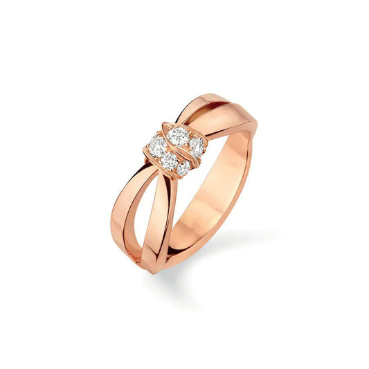 [OAK JURI]LIENS RING PINK GOLD DIAMOND