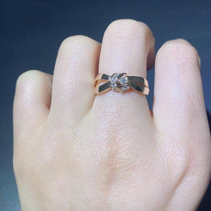[OAK JURI]LIENS RING PINK GOLD DIAMOND