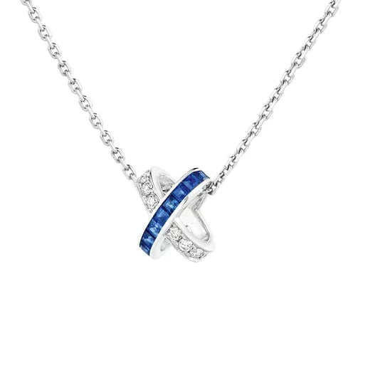 [OAK JURI]LIENS DIAMOND SILVER NECKLACE