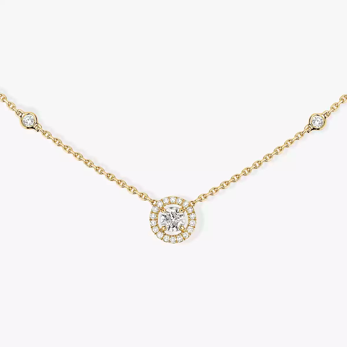 [OAK JURI]Diamond Necklace 0,20ct Brilliant Shape Joy