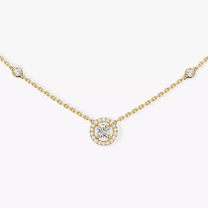 [OAK JURI]Diamond Necklace 0,20ct Brilliant Shape Joy