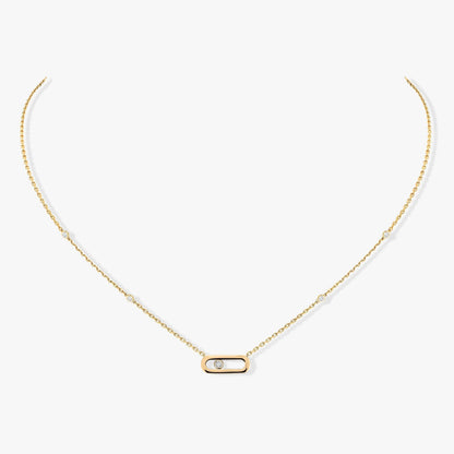 [OAK JURI]MOVE UNO DIAMOND NECKLACE