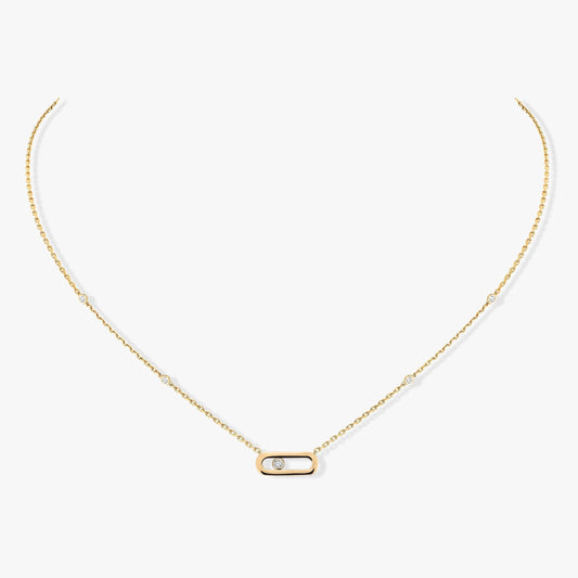 [OAK JURI]MOVE UNO DIAMOND NECKLACE