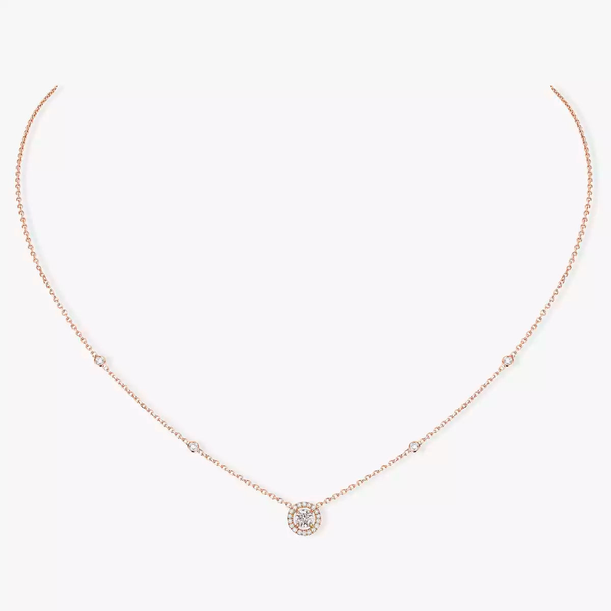 [OAK JURI]Diamond Necklace 0,20ct Brilliant Shape Joy