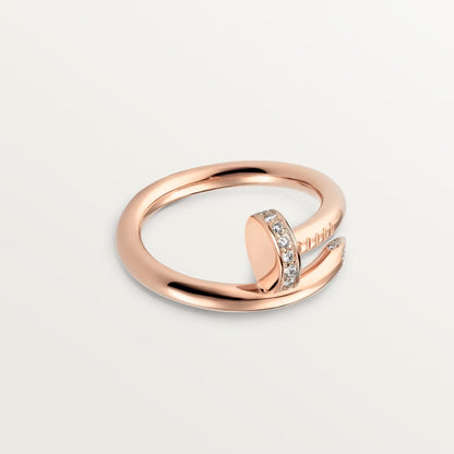 [OAK JURI]JUSTE RING 2.6MM HALF DIAMOND