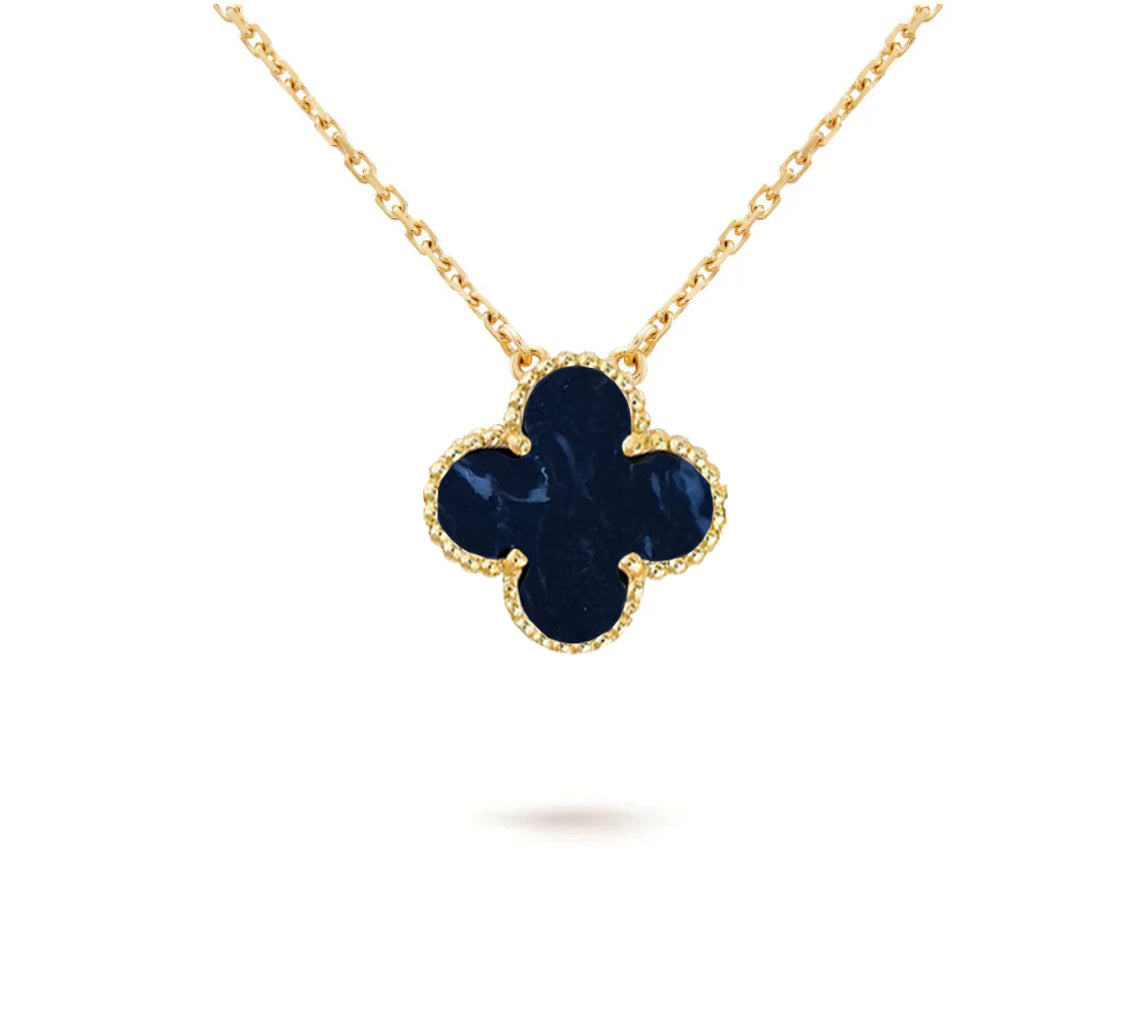 [OAK JURI]CLOVER 15MM SINGLE FLOWER NECKLACE COLLECTION