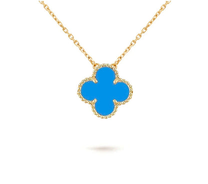 [OAK JURI]CLOVER 15MM SINGLE FLOWER NECKLACE COLLECTION