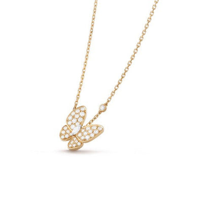[OAK JURI]BUTTERFLY DIAMOND NECKLACE