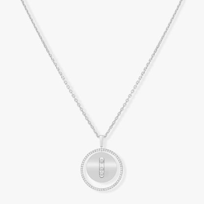 [OAK JURI]LUCKY MOVE MM SILVER DIAMOND NECKLACE
