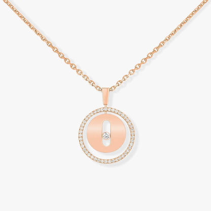 [OAK JURI]LUCKY MOVE PM NECKLACE PINK GOLD DIAMOND
