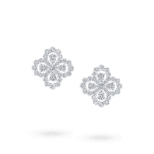 [OAK JURI]LOOP EARRINGS FULL MOTIF DIAMOND 16MM