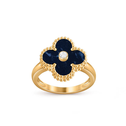 [OAK JURI]CLOVER DIAMOND RING GOLD COLLECTION