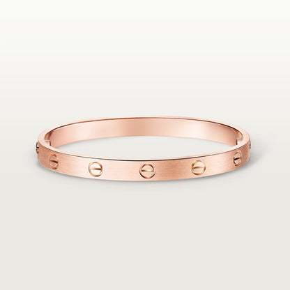 [OAK JURI]LOVE BRACELET 6.1MM BRUSHED