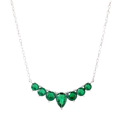 [OAK JURI]Dainty Colorful Heart Necklace