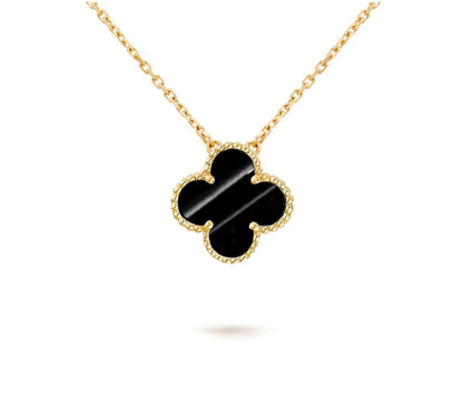 [OAK JURI]CLOVER 15MM SINGLE FLOWER NECKLACE COLLECTION