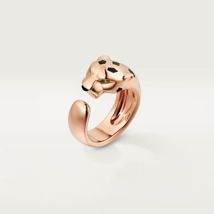 [OAK JURI]PANTHERE SPOTTED MEDIUM RING