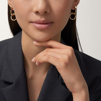 [OAK JURI]JUSTE NO DIAMOND DOUBLE EARRINGS