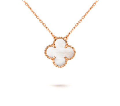 [OAK JURI]CLOVER 15MM SINGLE FLOWER NECKLACE COLLECTION