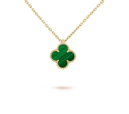 [OAK JURI]CLOVER MINI 9.5MM CARNELIANS NECKLACE COLLECTION