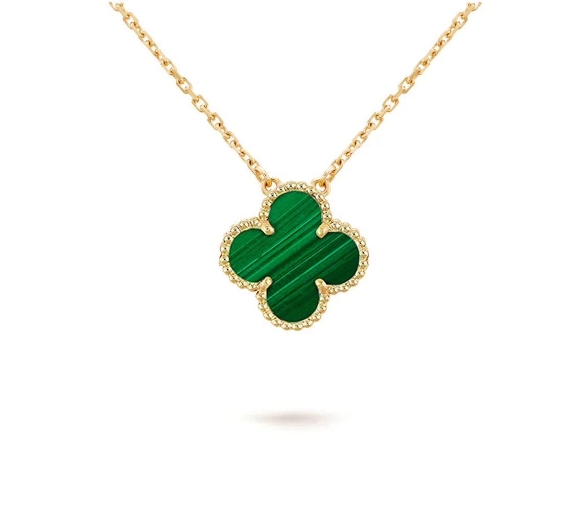 [OAK JURI]CLOVER 15MM SINGLE FLOWER NECKLACE COLLECTION