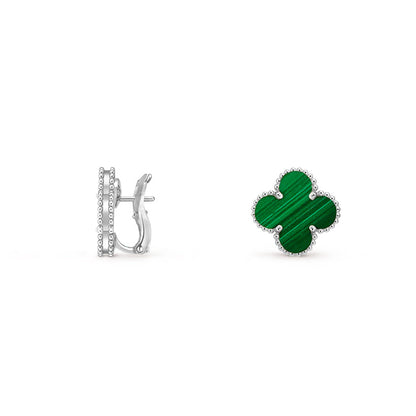[OAK JURI]CLOVER SILVER 15MM MOP EARRINGS COLLECTION