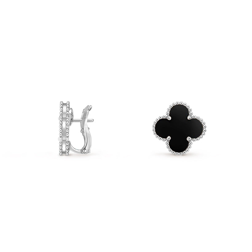 [OAK JURI]CLOVER SILVER 15MM MOP EARRINGS COLLECTION