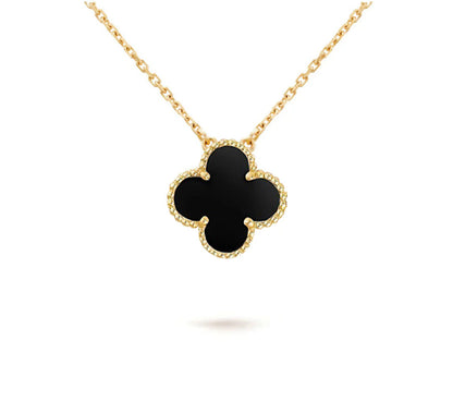 [OAK JURI]CLOVER 15MM SINGLE FLOWER NECKLACE COLLECTION
