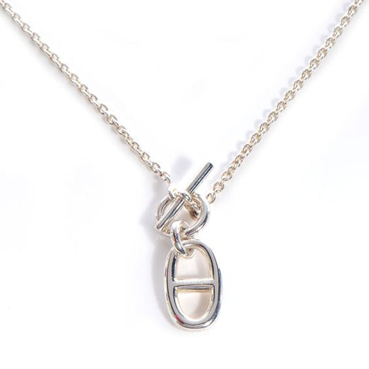 [OAK JURI]HM CHAINE D'ANCRE PENDANT NECKLACE STERLING SILVER