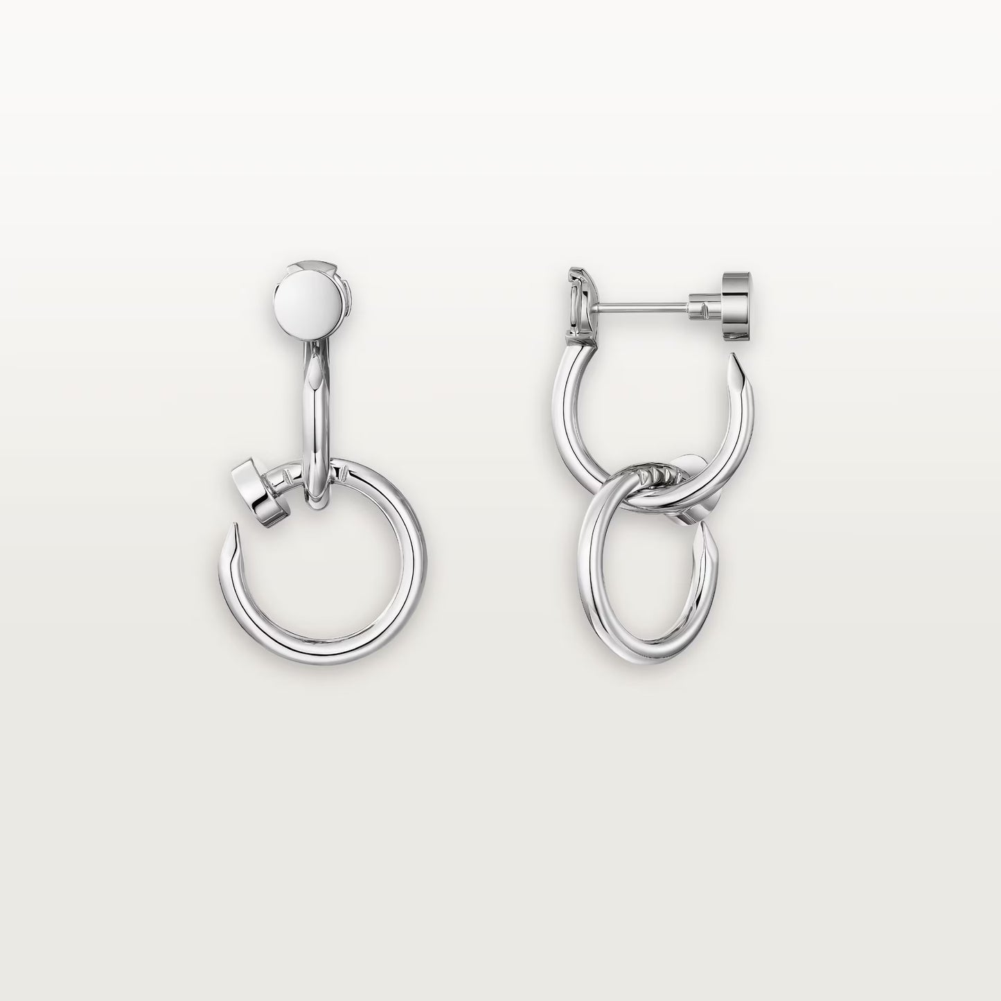[OAK JURI]JUSTE NO DIAMOND DOUBLE EARRINGS