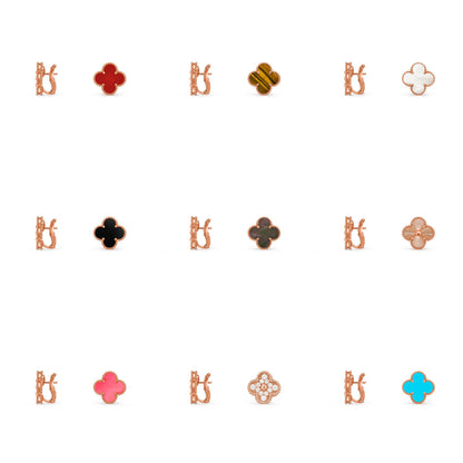 [OAK JURI]CLOVER 15MM MOP EARRINGS COLLECTION