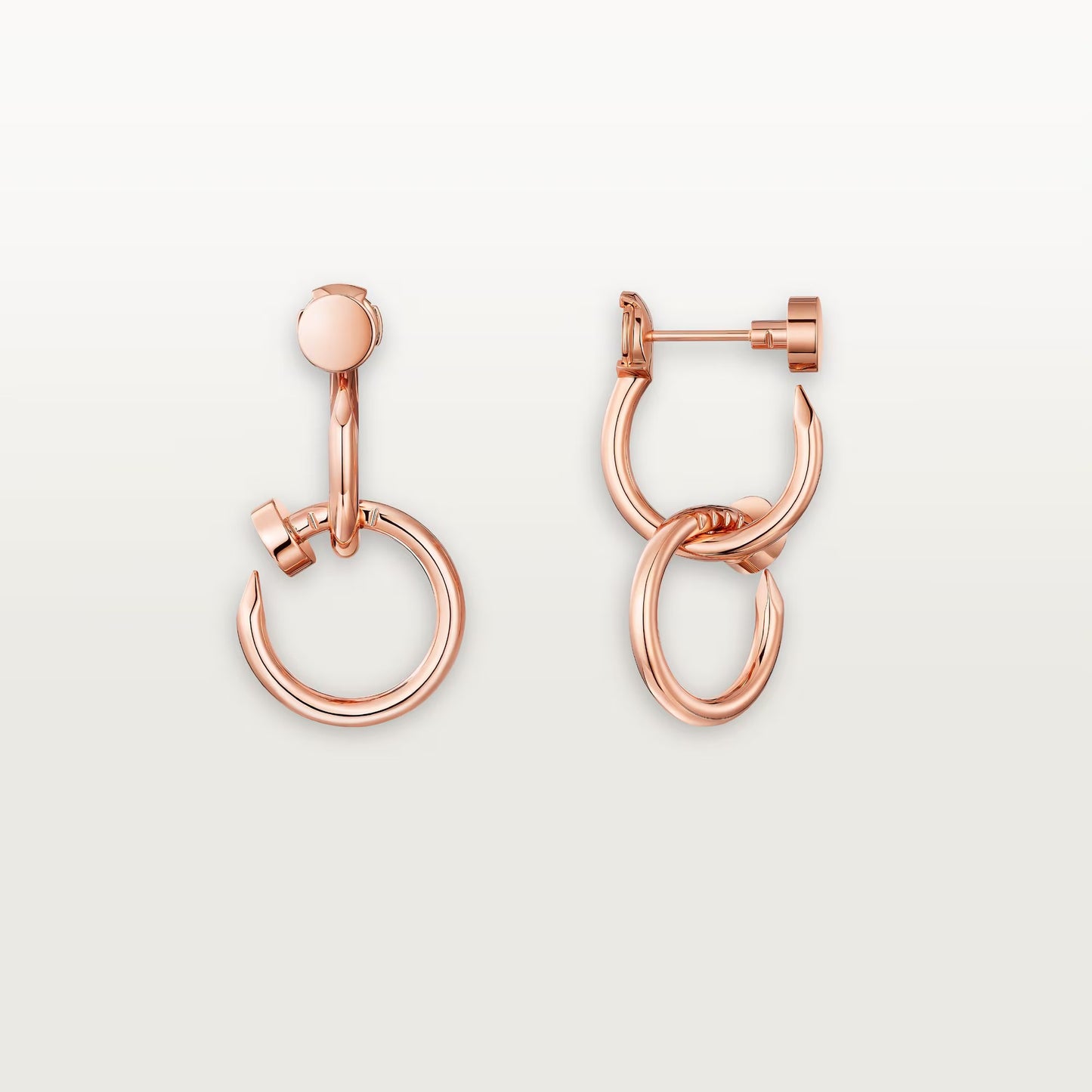 [OAK JURI]JUSTE NO DIAMOND DOUBLE EARRINGS