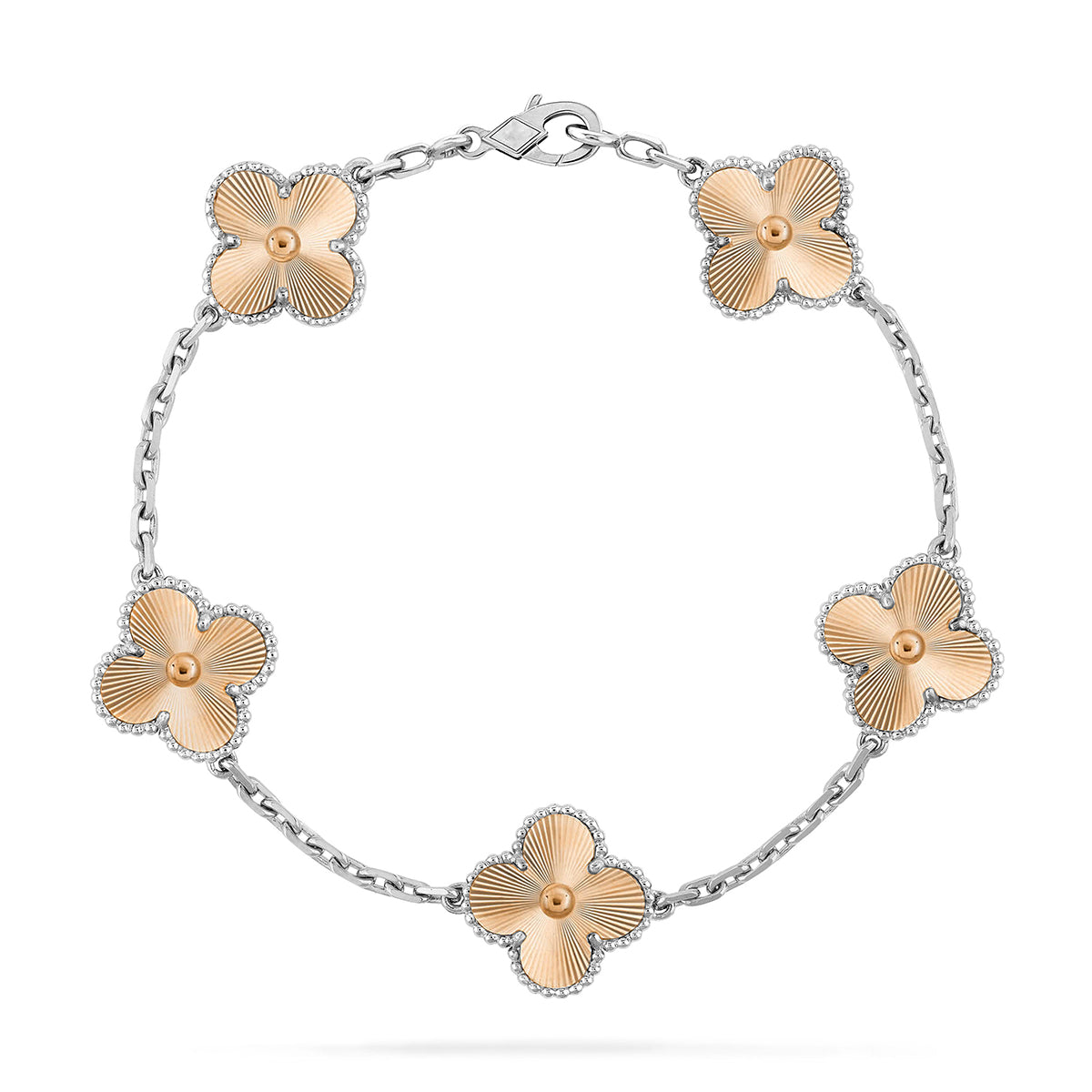 [OAK JURI] CLOVER 5 MOTIF LASER BRACELET COLLECTION