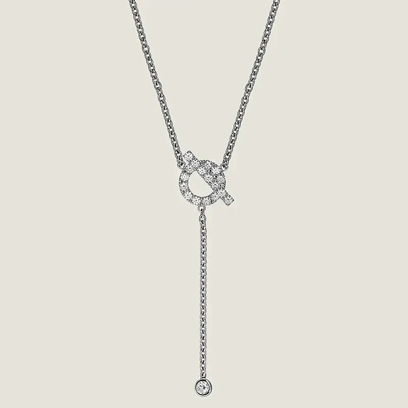 [OAK JURI]FINESSE SILVER DIAMOND NECKLACE