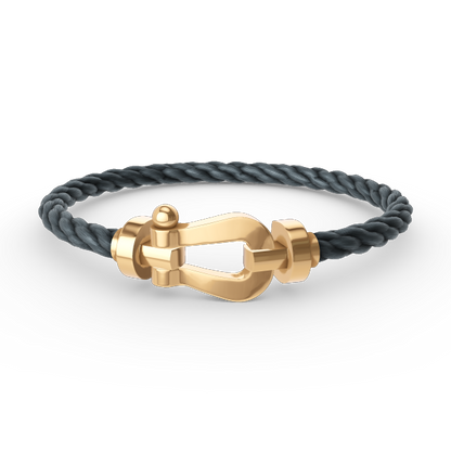[OAK JURI]FORCE LARGE HORSESHOE NO DIAMOND BRACELET GOLD