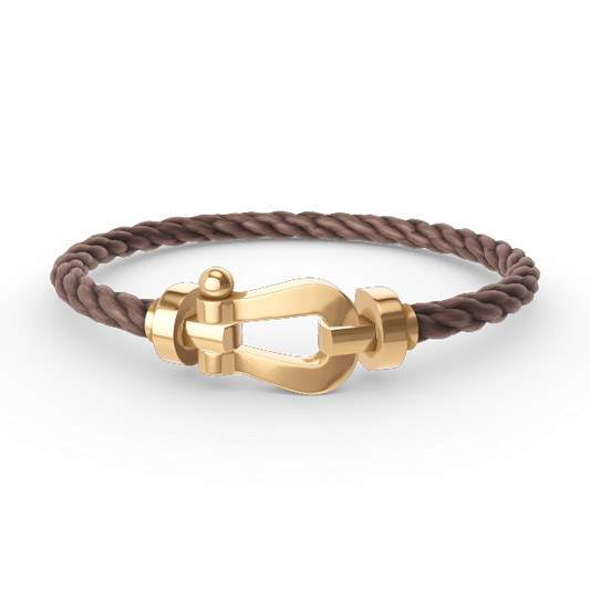[OAK JURI]FORCE LARGE HORSESHOE NO DIAMOND BRACELET GOLD