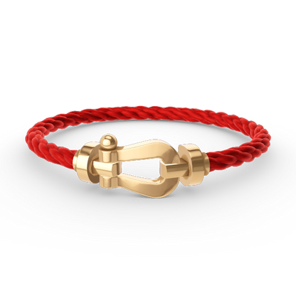 [OAK JURI]FORCE LARGE HORSESHOE NO DIAMOND BRACELET GOLD