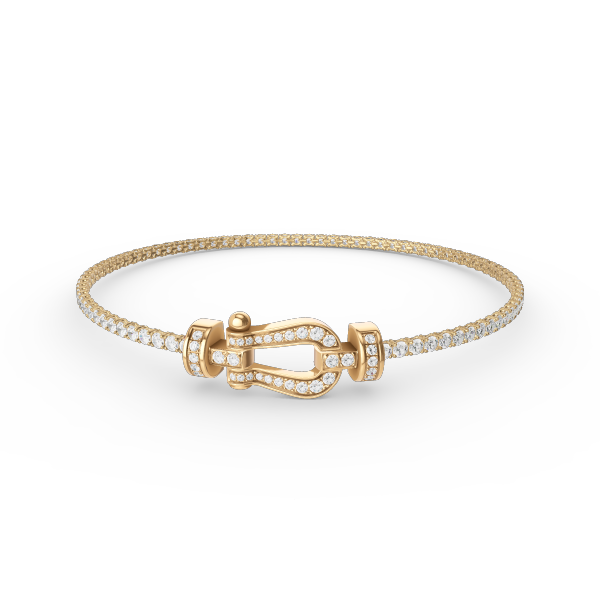 [OAK JURI]FORCE  HORSESHOE  DIAMOND TENNIS BRACELET