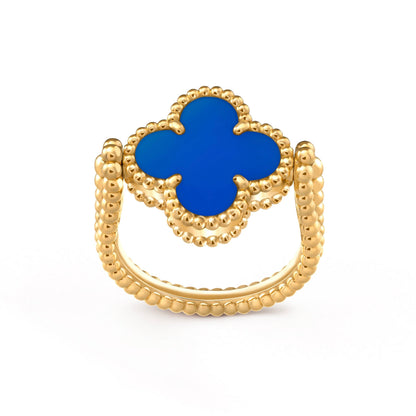[OAK JURI]CLOVER RIVERSIBLE RING GOLD COLLECTION