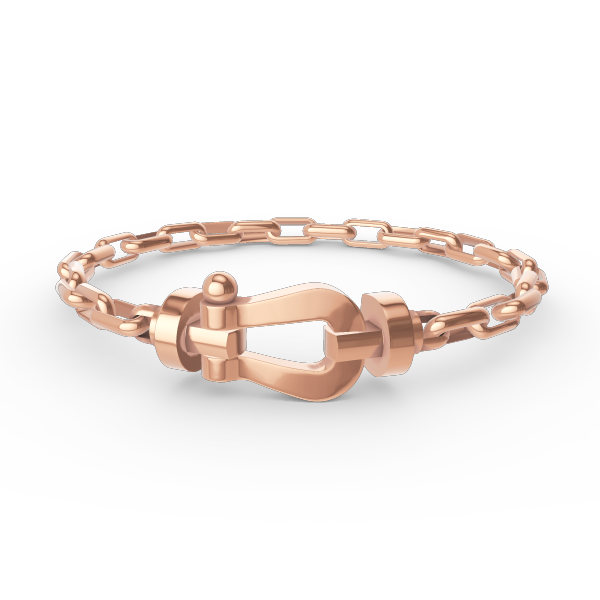 [OAK JURI]FORCE LARGE HORSESHOE CLASP  METAL BRACELET