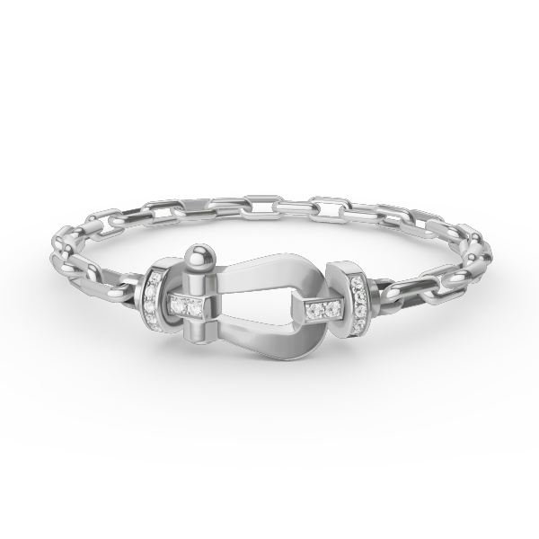[OAK JURI]FORCE LARGE HORSESHOE CLASP  METAL BRACELET
