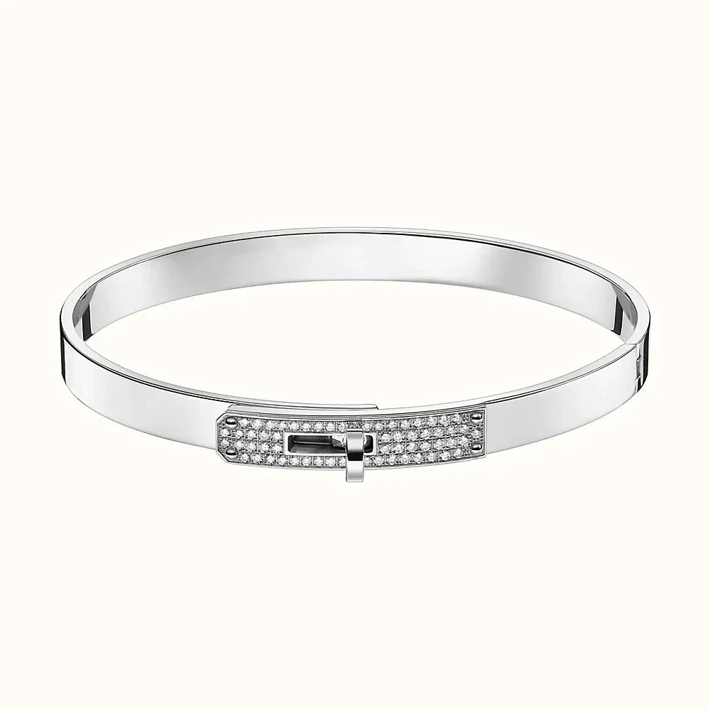 [OAK JURI]KELLY SILVER DIAMOND BRACELET